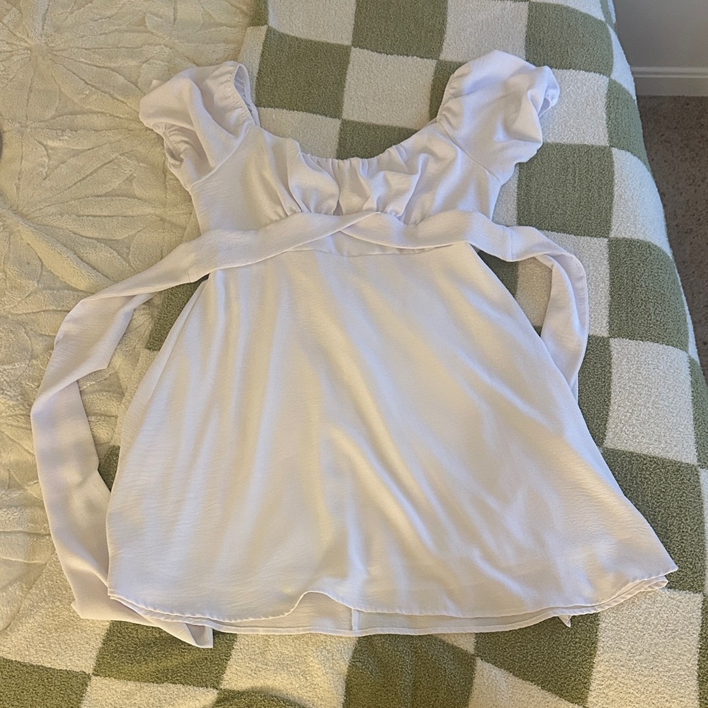 Altar'd State White graduation dress